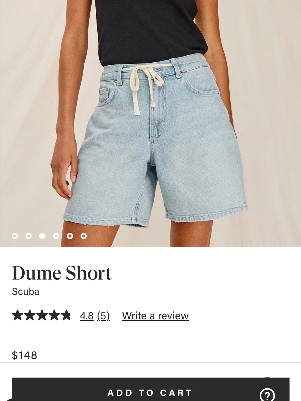 Like New Women’s Rails Dume Short in Scuba size 26